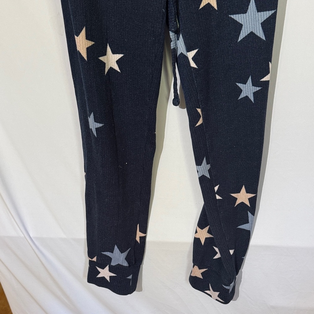 Lucky Brand Navy Star Pajama Set with Blue and Cream Stars - Picture 8 of 11